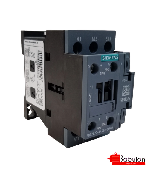 SIEMENS Contactor 3RT2027-1AK60-0UA0 - Babylon Parts