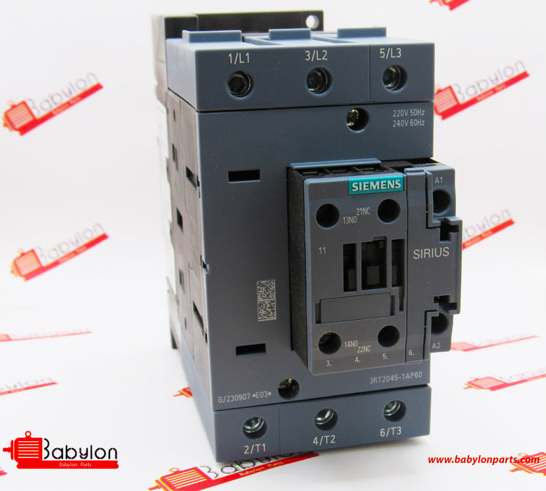 SIEMENS Contactor 3RT2045-1AP60 - Babylon Parts