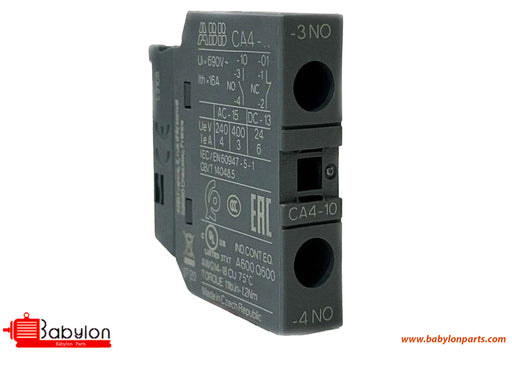 ABB Auxiliary Contact CA4-10 - Babylon Parts