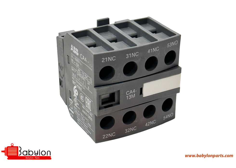 ABB Auxiliary Contact CA4-13M - Babylon Parts