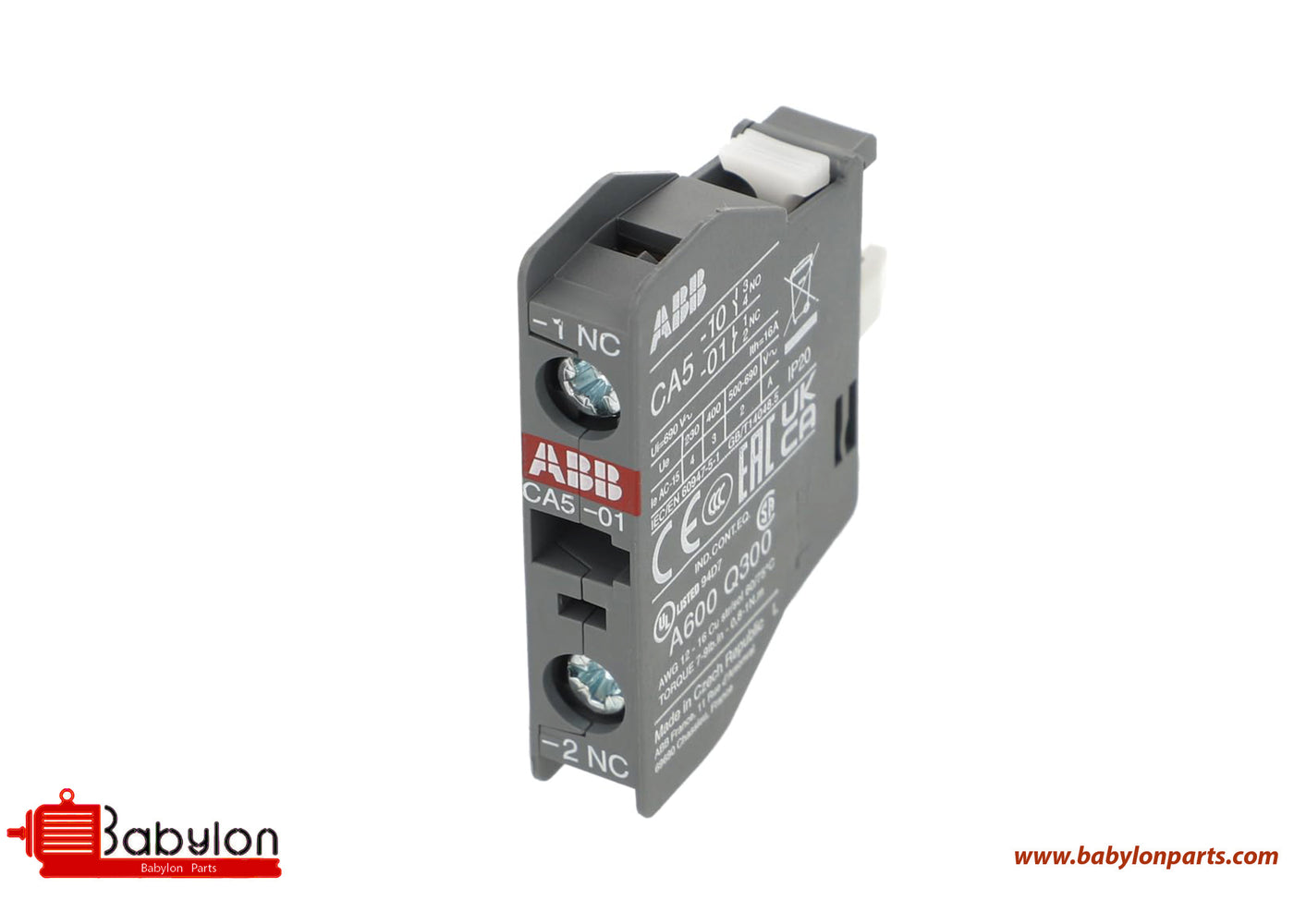 Ca5 01 ABB Auxiliary Contact Block CA5-01 — Babylonparts