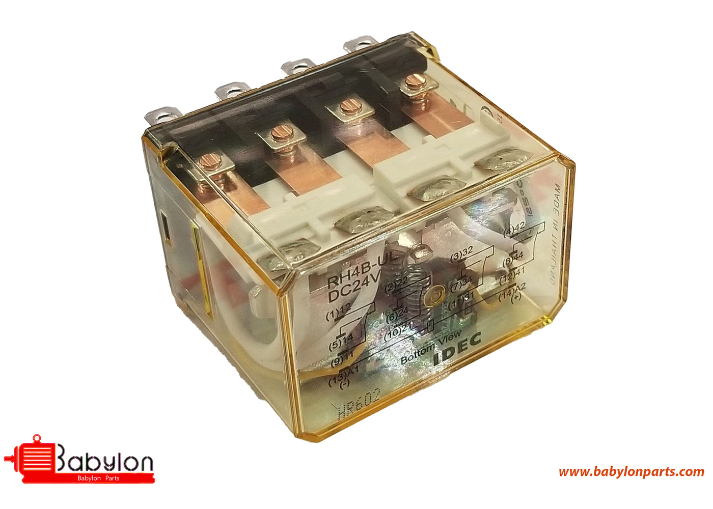 IDEC Relay RH4B-ULDC24V - Babylon Parts